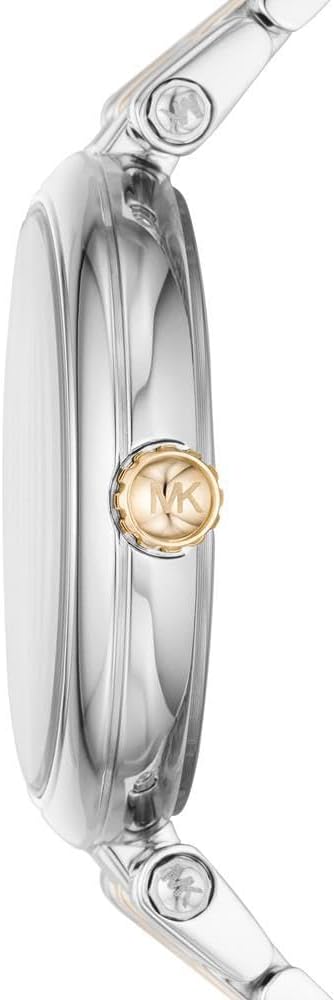 Michael Kors Darci horloge voor dames, uurwerk met roestvrij stalen of lederen band