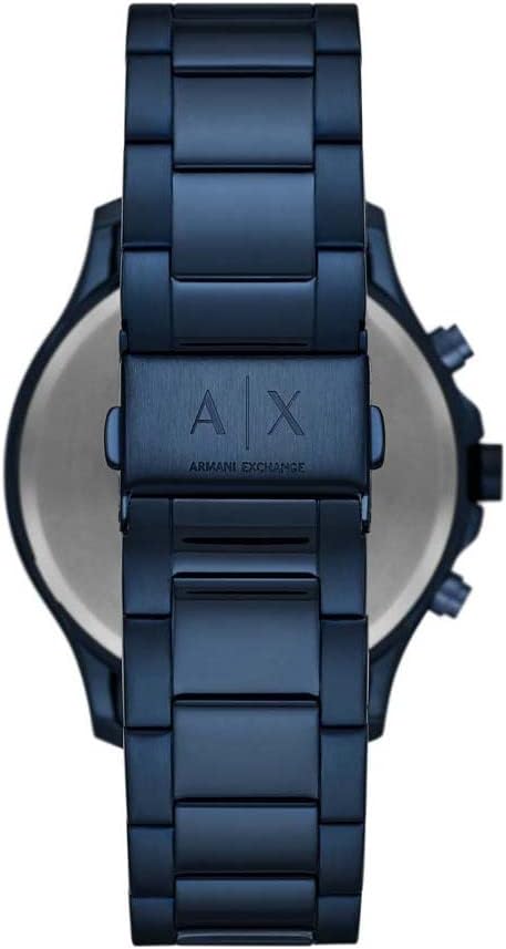 Armani Exchange Herenhorloge roestvrij staal blauw chronograaf AX2430, Blauw, Dress/Sport