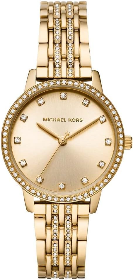 Michael Kors Melissa Horloge voor dames, kwartsuurwerk met horlogeband van roestvrij staal of leder