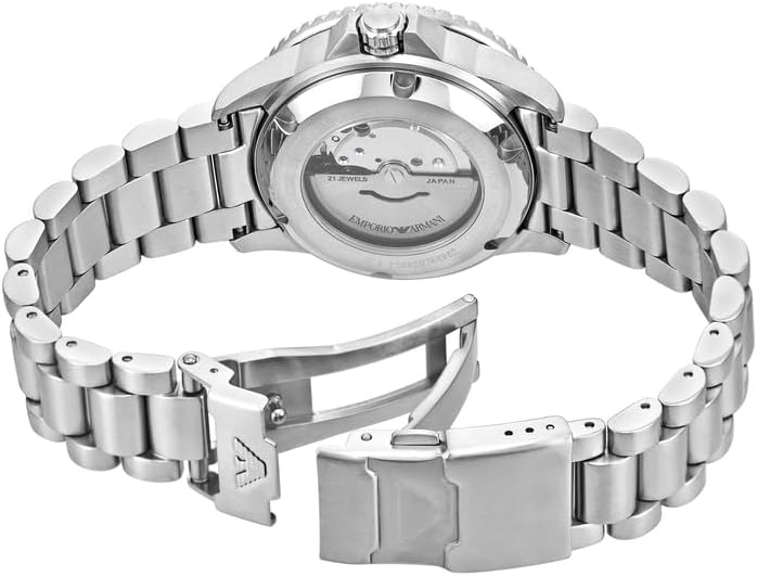 Emporio Armani Men's Analog Automatic Watch with Stainless Steel Strap AR60079