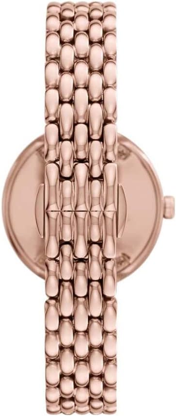 Emporio Armani Roségoudkleurig Roestvrijstalen Horloge met Twee Wijzers