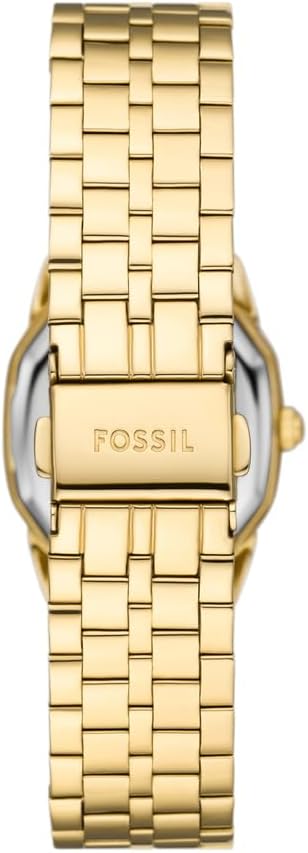 Fossil Harlow Horloge voor Dames, Quartz uurwerk met Roestvrijstalen of Leren Band,