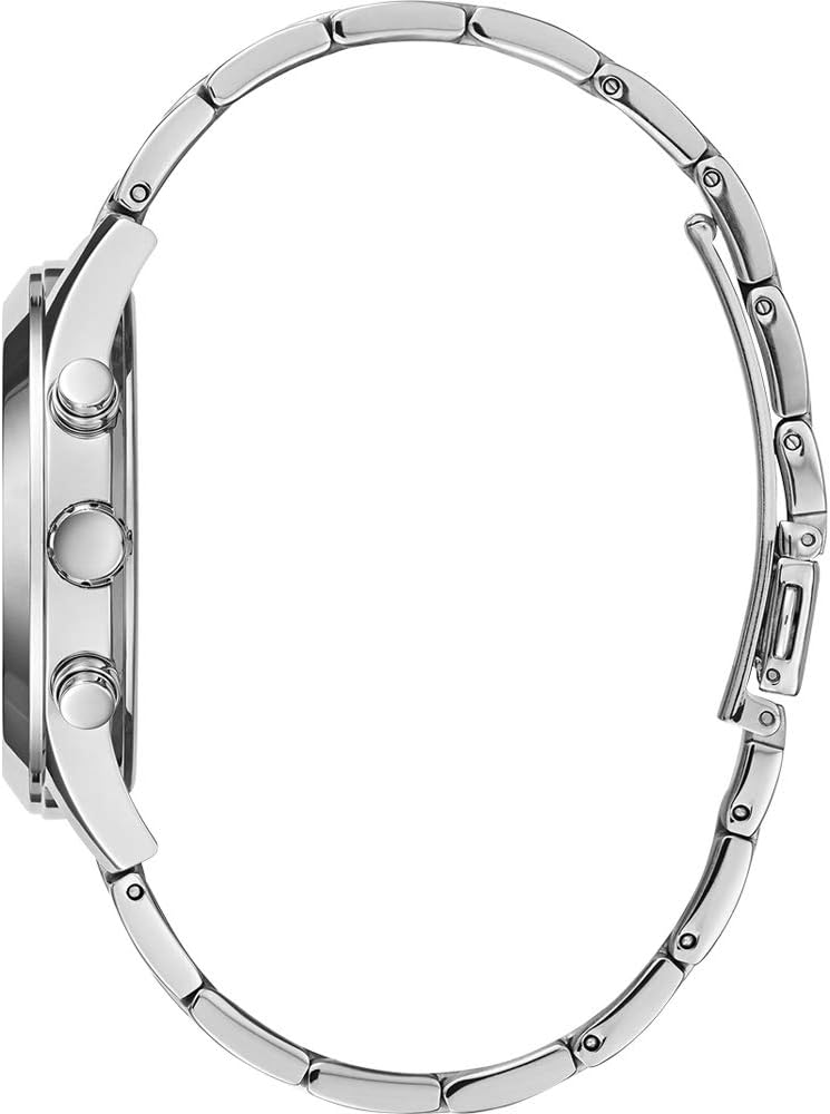 Guess Analoog kwartshorloge voor dames, met roestvrijstalen armband W1295L1, zilver, armband
