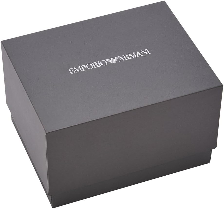 Emporio Armani Horloge Voor Dames, Driehandig Quartz uurwerk en 32mm kastmaat met roestvrij stalen, lederen of siliconen band