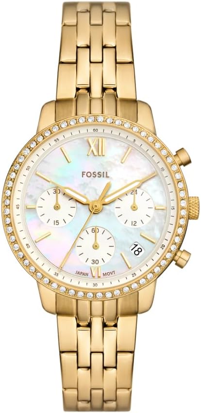 Fossil Neutra Watch for Women, Chronograph movement with Stainless steel or Leather Strap