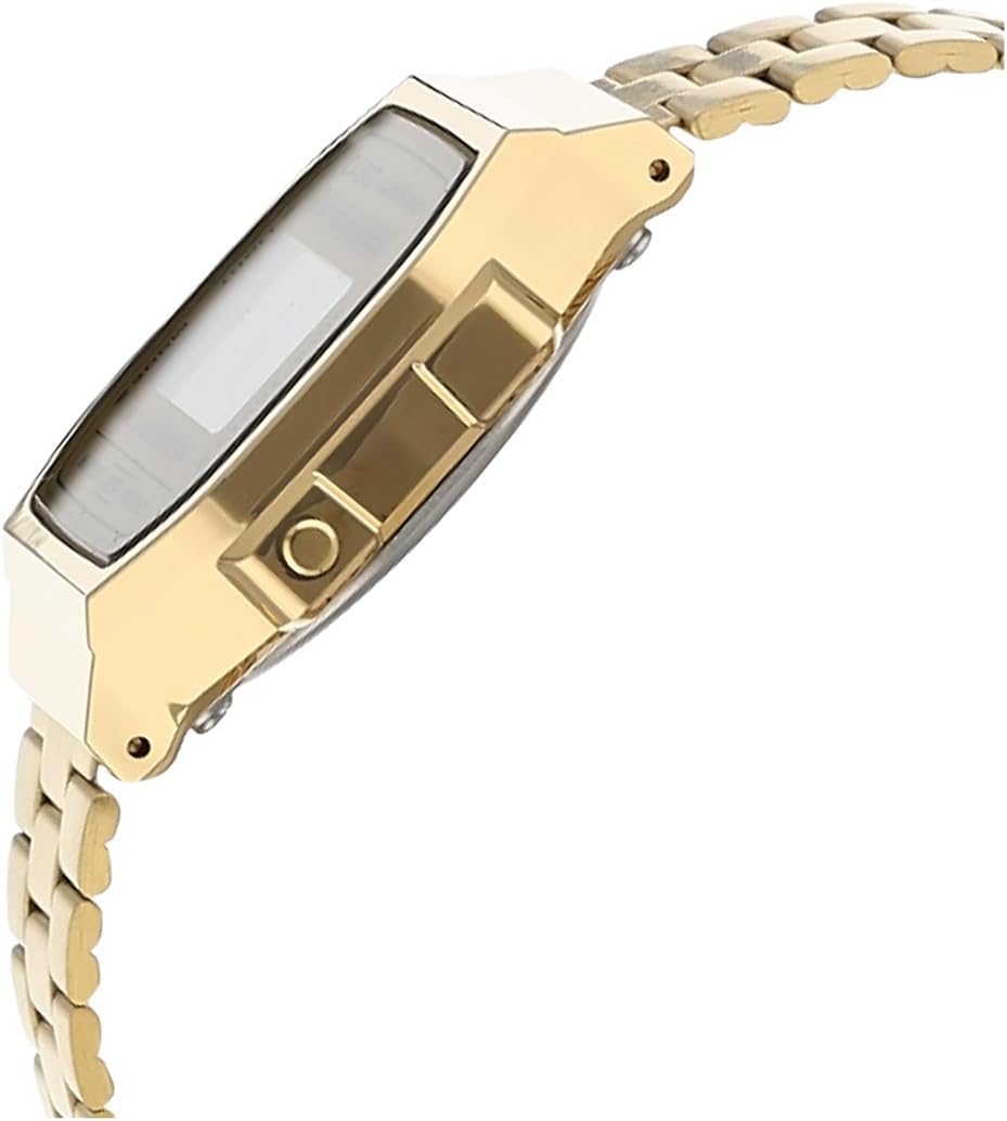 Casio Digitaal kwartshorloge voor volwassenen, uniseks, met roestvrijstalen armband