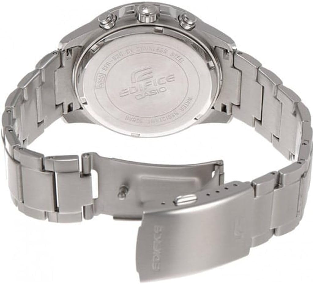 Casio Edifice CA.EFR-526D-1AVUEF Herenhorloge van staal, zwart, armband