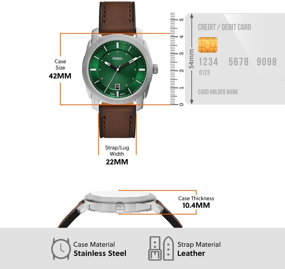 Fossil Raquel Horloge voor dames, quartz uurwerk met roestvrij stalen of leren band,