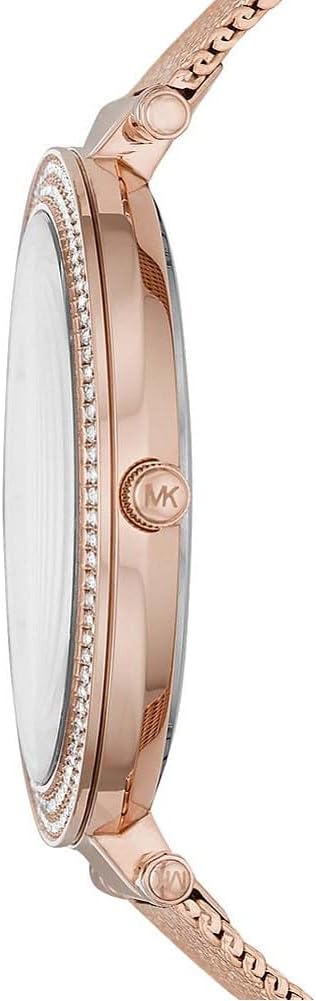 Michael Kors Darci horloge voor dames, uurwerk met roestvrij stalen of lederen band