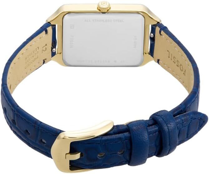 Fossil Raquel Horloge voor dames, quartz uurwerk met roestvrij stalen of leren band,