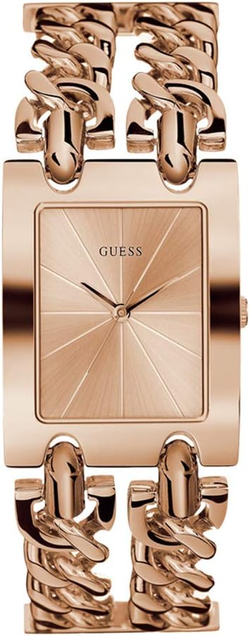 Guess analoog dameshorloge Heavy Metal met roestvrijstalen armband