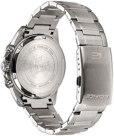 Casio Edifice CA.EFR-526D-1AVUEF Herenhorloge van staal, zwart, armband