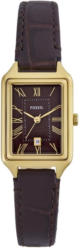 Fossil Raquel Horloge voor dames, quartz uurwerk met roestvrij stalen of leren band,