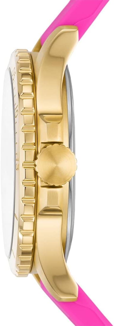 Fossil FB-01 Horloge voor dames, kwarts uurwerk met roestvrij staal of leren band