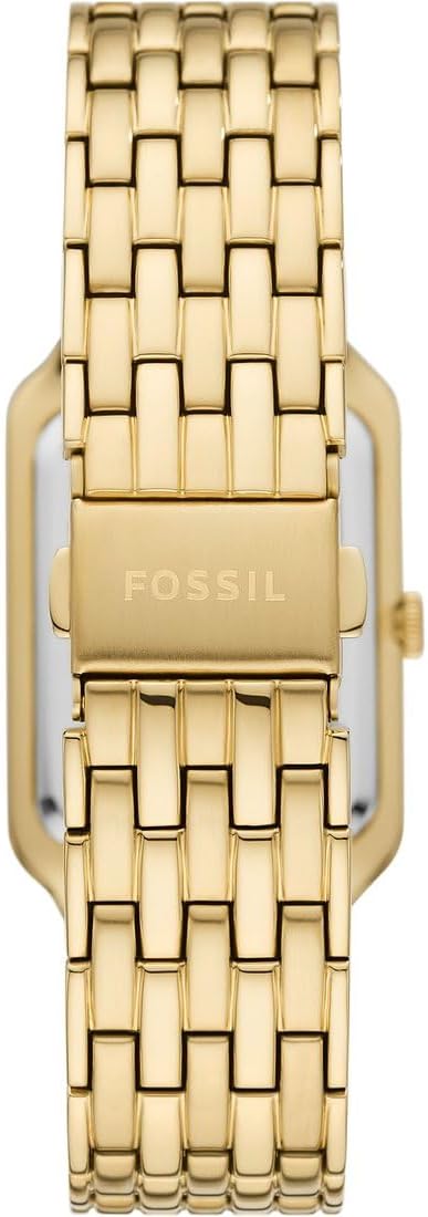 FOSSIL Raquel horloge voor dames, Quartz uurwerk met drie wijzers en een roestvrij stalen band