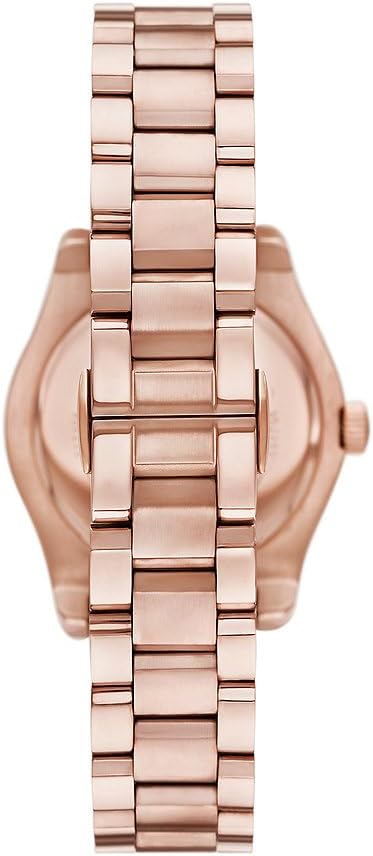 Emporio Armani Horloge Voor Dames, Driehandig Quartz uurwerk en 32mm kastmaat met roestvrij stalen, lederen of siliconen band