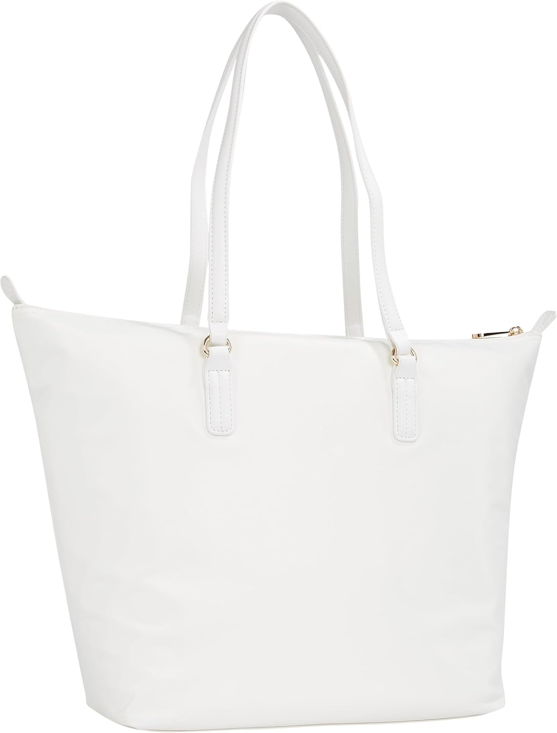 TOMMY HILFIGER Dames POPPY TOTE AW0AW17205, WIT (Ecru Corp), OS, Wit Ecru Corp, One Size