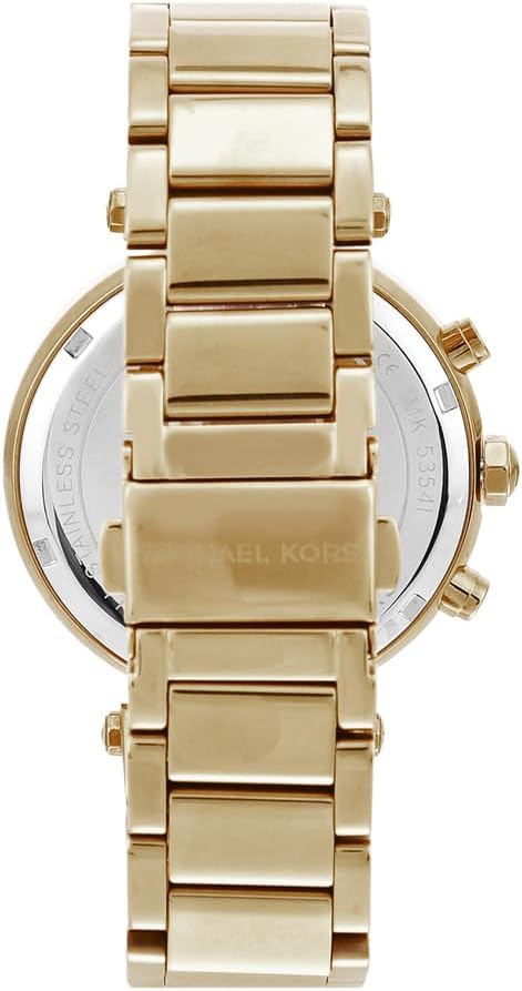 Michael Kors Parker Horloge voor dames, uurwerk chronograaf met roestvrij stalen of lederen band