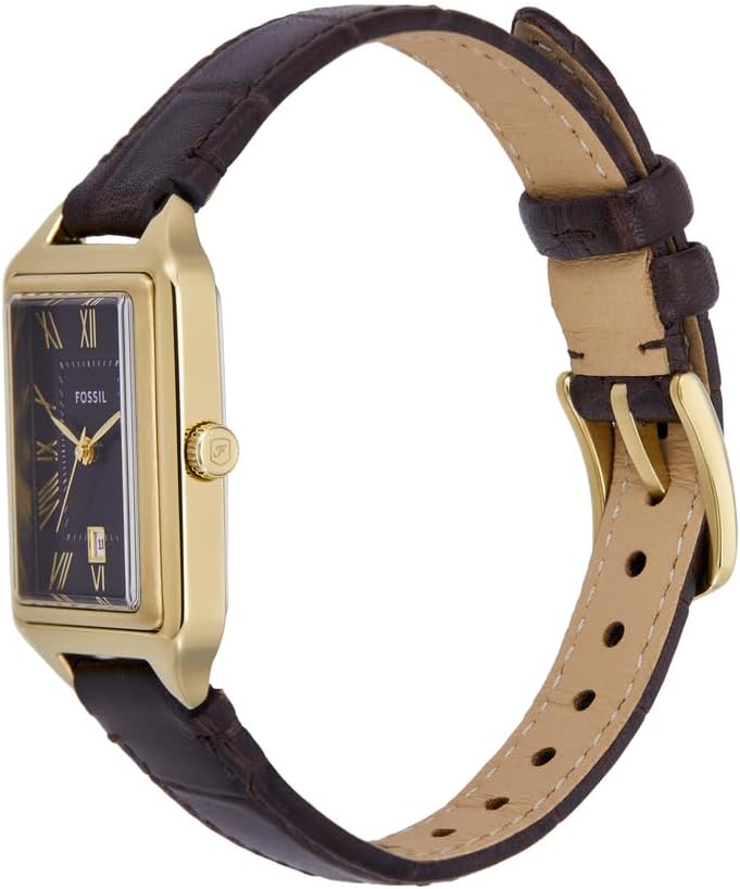 Fossil Raquel Horloge voor dames, quartz uurwerk met roestvrij stalen of leren band,