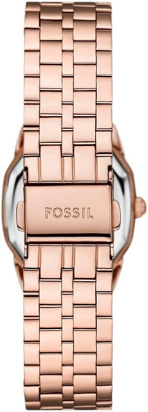 Fossil Harlow Horloge voor Dames, Quartz uurwerk met Roestvrijstalen of Leren Band,