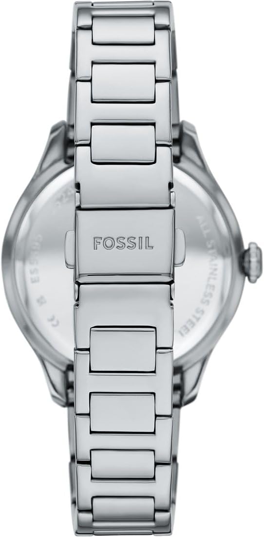 Fossil Harlow Horloge voor Dames, Quartz uurwerk met Roestvrijstalen of Leren Band,