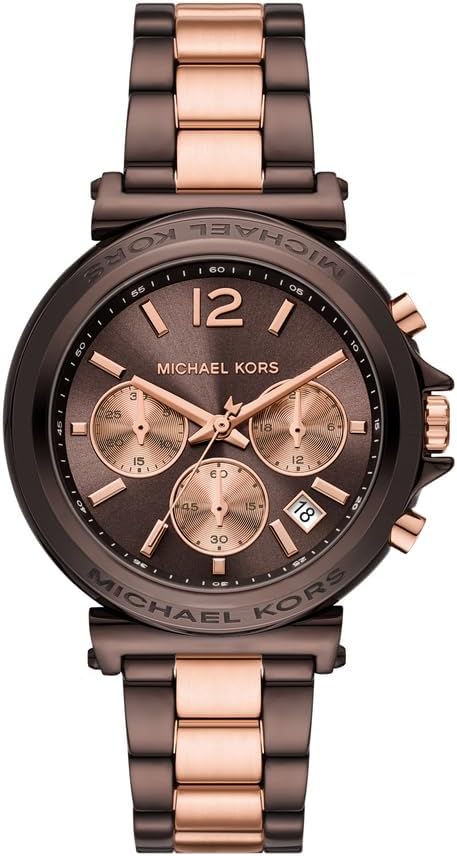 Michael Kors Analoge Quartz horloge voor dames met roestvrijstalen band MK7496, Meerkleurig