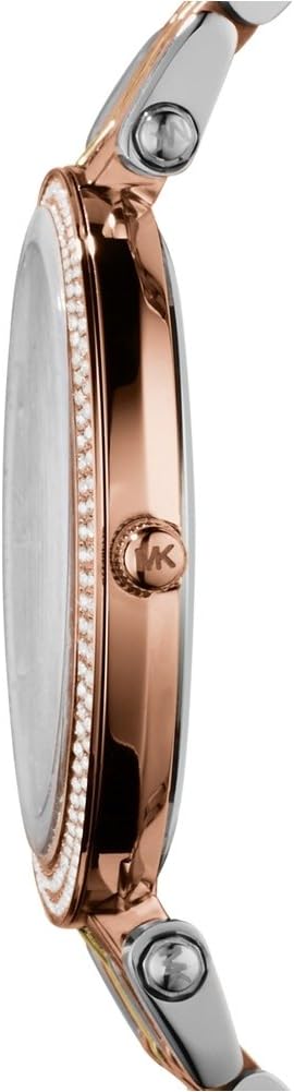 Michael Kors Darci horloge voor dames, uurwerk met roestvrij stalen of lederen band