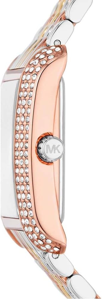 Michael Kors Emery dameshorloge, kwartsuurwerk met horlogeband van roestvrij staal of leder