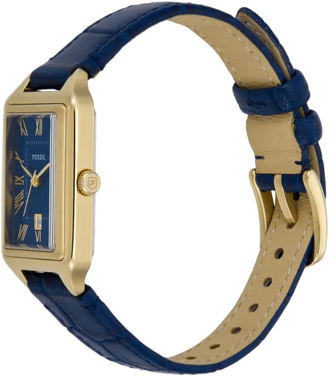 Fossil Raquel Horloge voor dames, quartz uurwerk met roestvrij stalen of leren band,