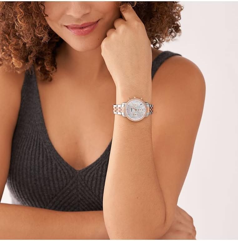 Fossil Neutra Watch for Women, Chronograph movement with Stainless steel or Leather Strap