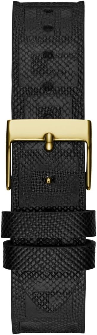 Guess Dames 36 mm horloge, Zwart, riem