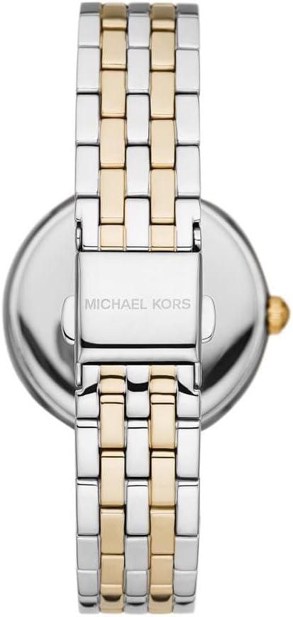 Michael Kors Darci horloge voor dames, uurwerk met roestvrij stalen of lederen band