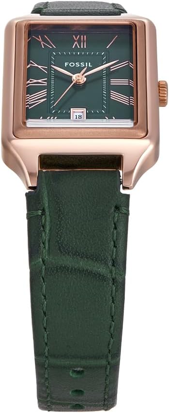 Fossil Raquel Horloge voor dames, quartz uurwerk met roestvrij stalen of leren band,