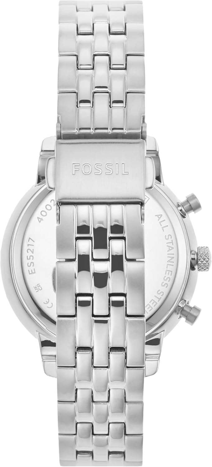 Fossil Neutra Watch for Women, Chronograph movement with Stainless steel or Leather Strap