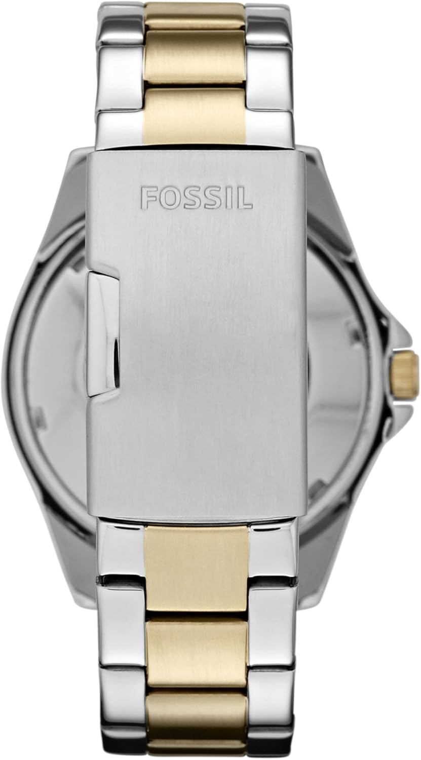 Fossil Riley horloge voor dames, chronograaf uurwerk met roestvrij stalen of leren band