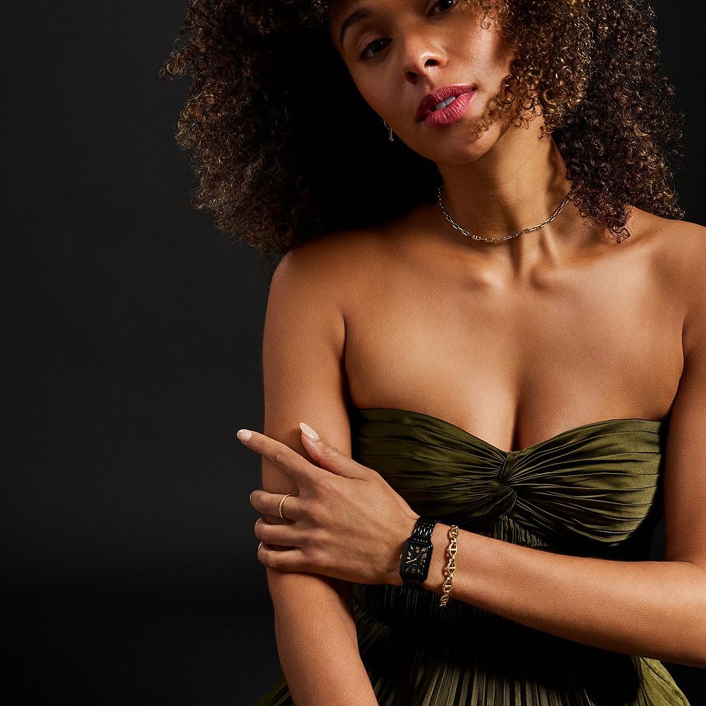 FOSSIL Raquel horloge voor dames, Quartz uurwerk met drie wijzers en een roestvrij stalen band