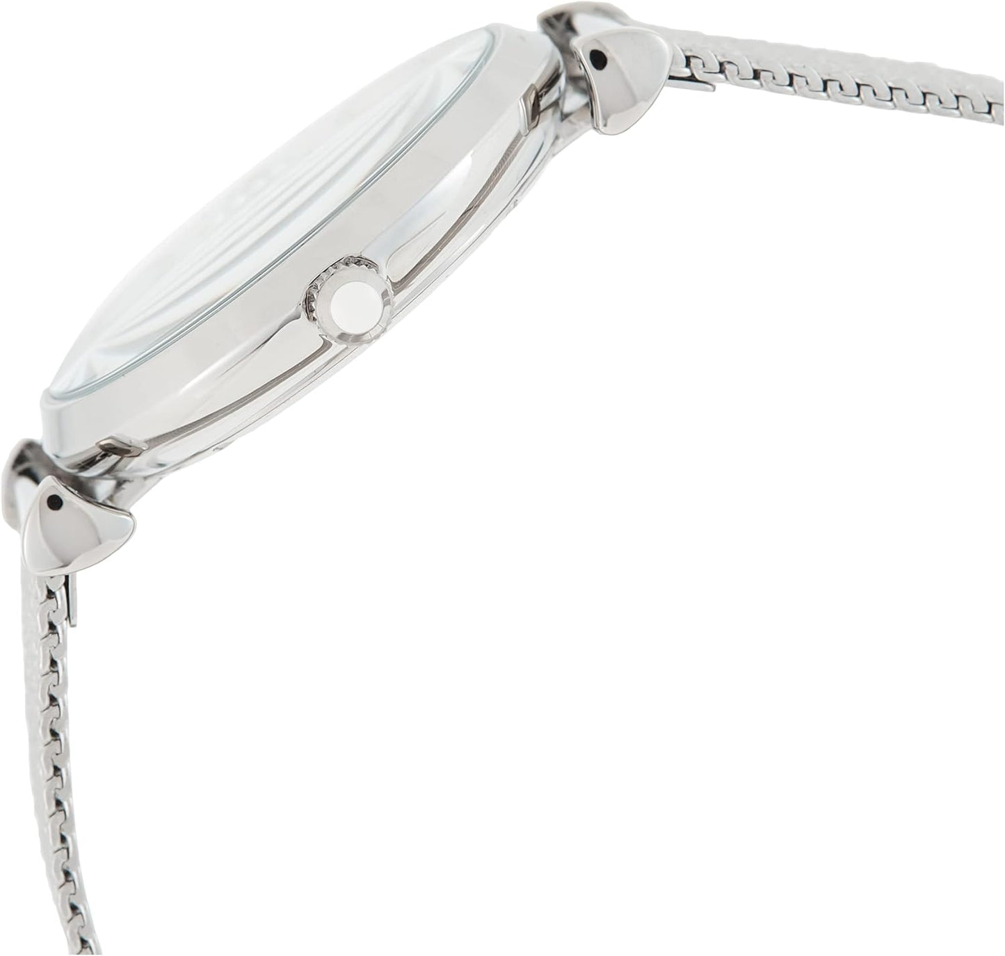 Emporio Armani - GIANNI T-BAR analoog quartz horloge met zilveren roestvrijstalen band voor dames AR11319