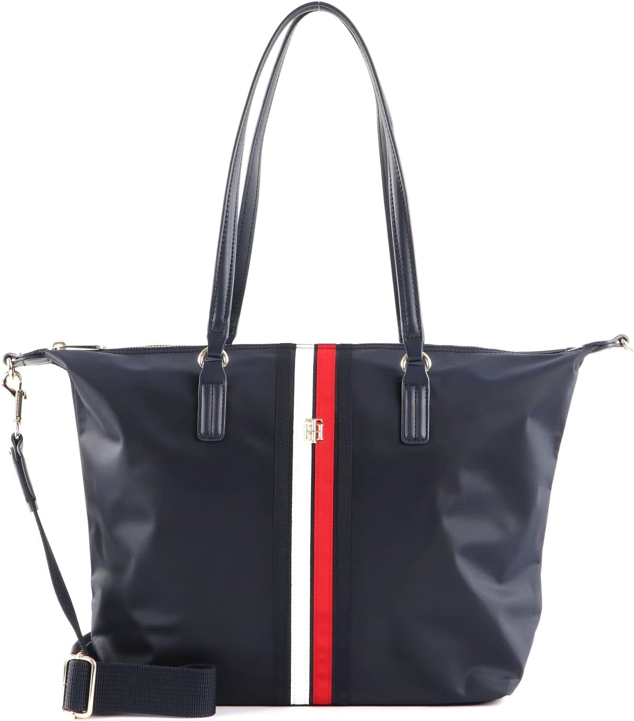 Tommy Hilfiger Poppy Shopper Tas 31 cm, Blauw (Space Blue), One Size