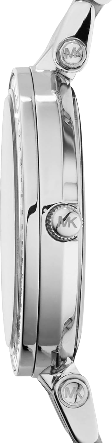 Michael Kors Darci horloge voor dames, uurwerk met roestvrij stalen of lederen band