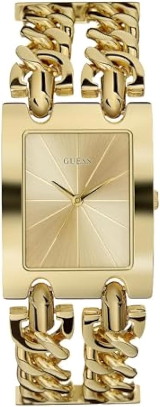 Guess analoog dameshorloge Heavy Metal met roestvrijstalen armband
