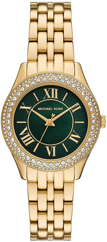 Michael Kors Vrouwen Analoge Quartz Horloge Met Roestvrij Stalen Band MK4870, Goud, armband
