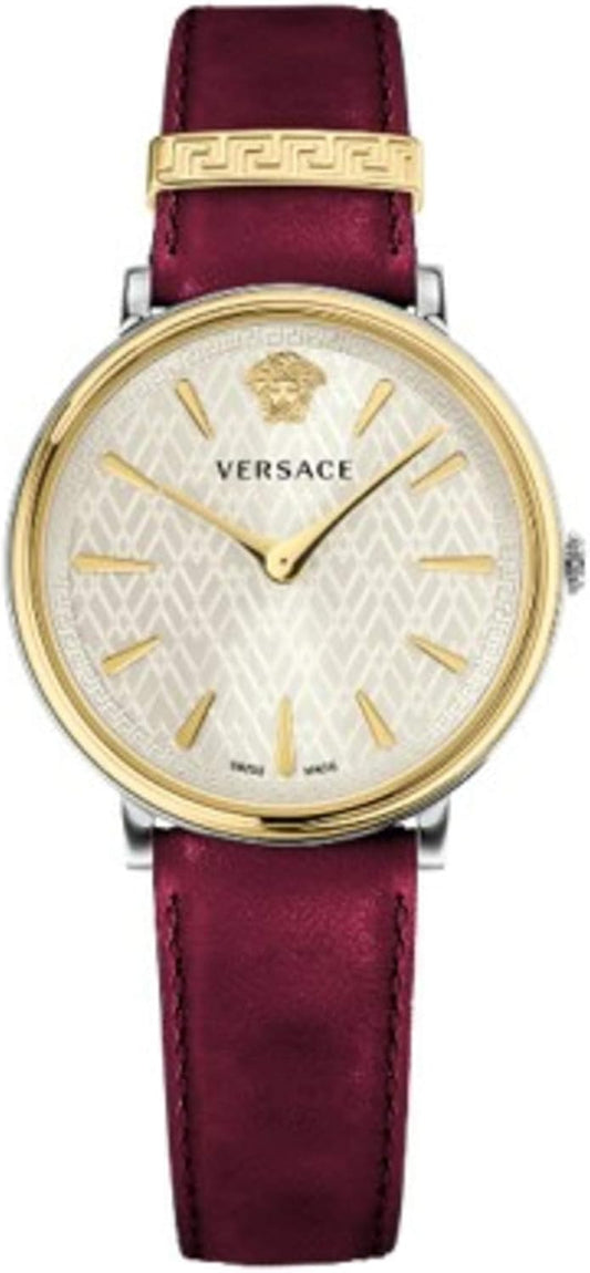 Versace Dameshorloge V-Circle VE8100719, Riemen.