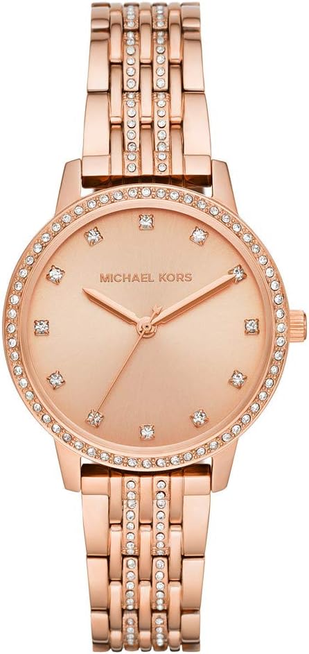 Michael Kors Melissa Horloge voor dames, kwartsuurwerk met horlogeband van roestvrij staal of leder