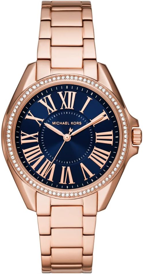 Michael Kors Kacie Horloge voor dames, uurwerk met roestvrij stalen of lederen band