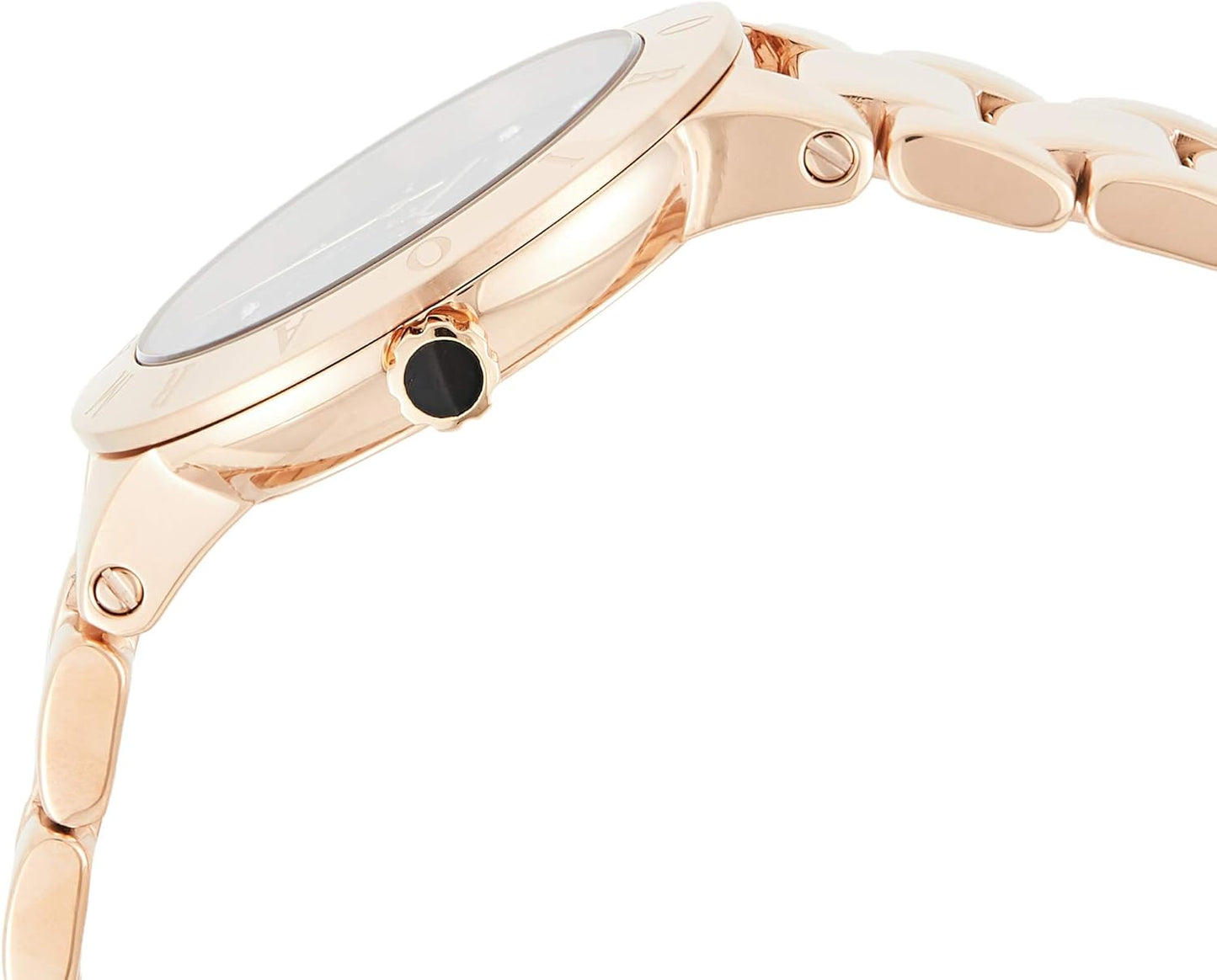 Emporio Armani Analoog quartz horloge met roségouden roestvrijstalen band voor dames AR11250