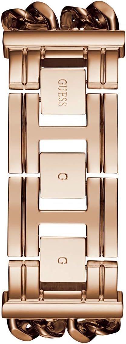 Guess analoog dameshorloge Heavy Metal met roestvrijstalen armband