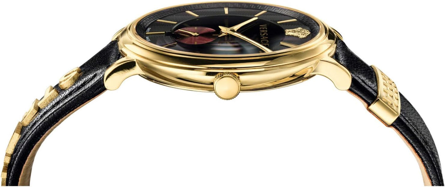 Versace Heren V-Cirkel - The Manifesto Edition Horloge VBQ050017, riem