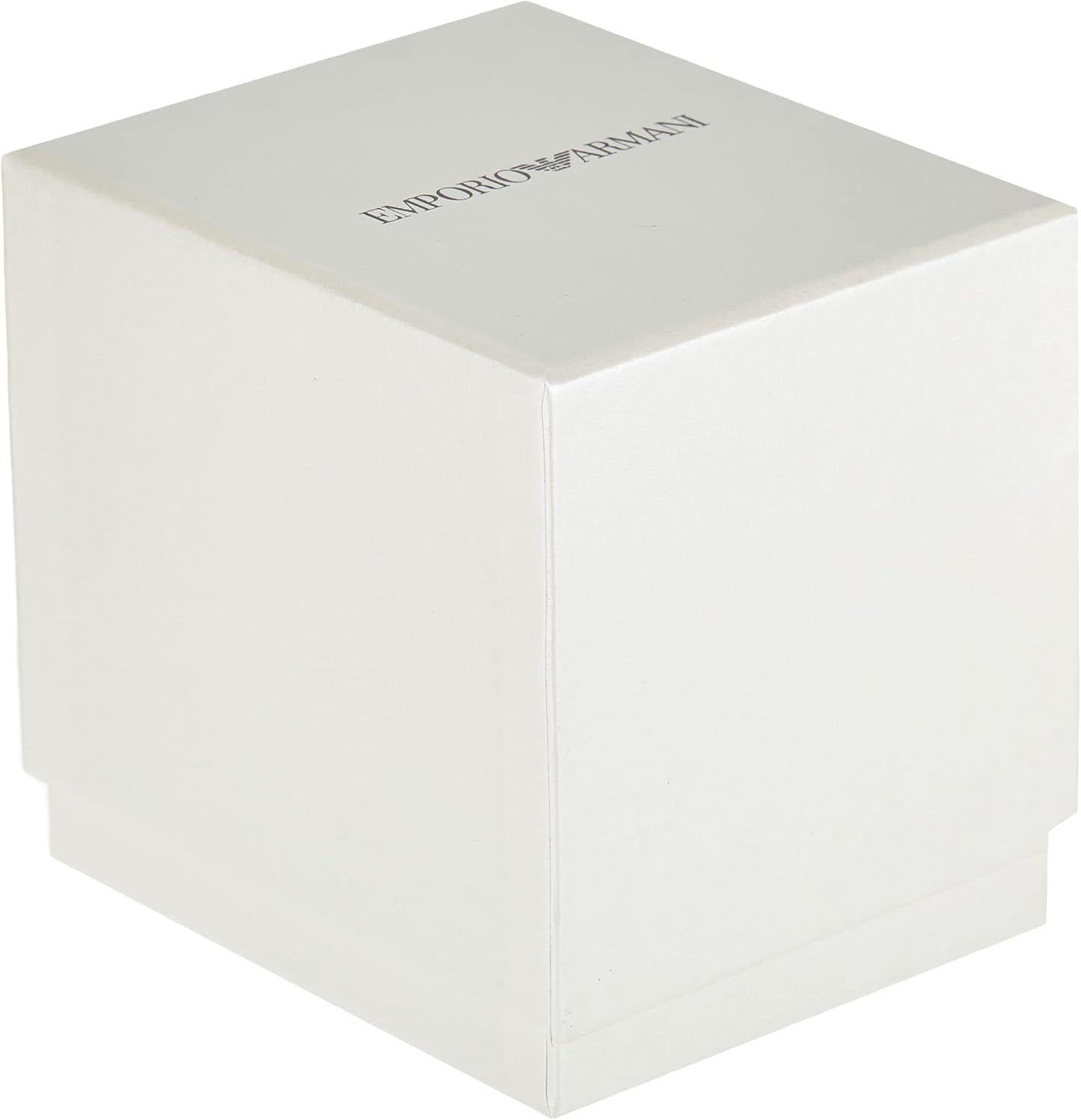 Emporio Armani tweehands rose goudkleurige roestvrijstalen horloge
