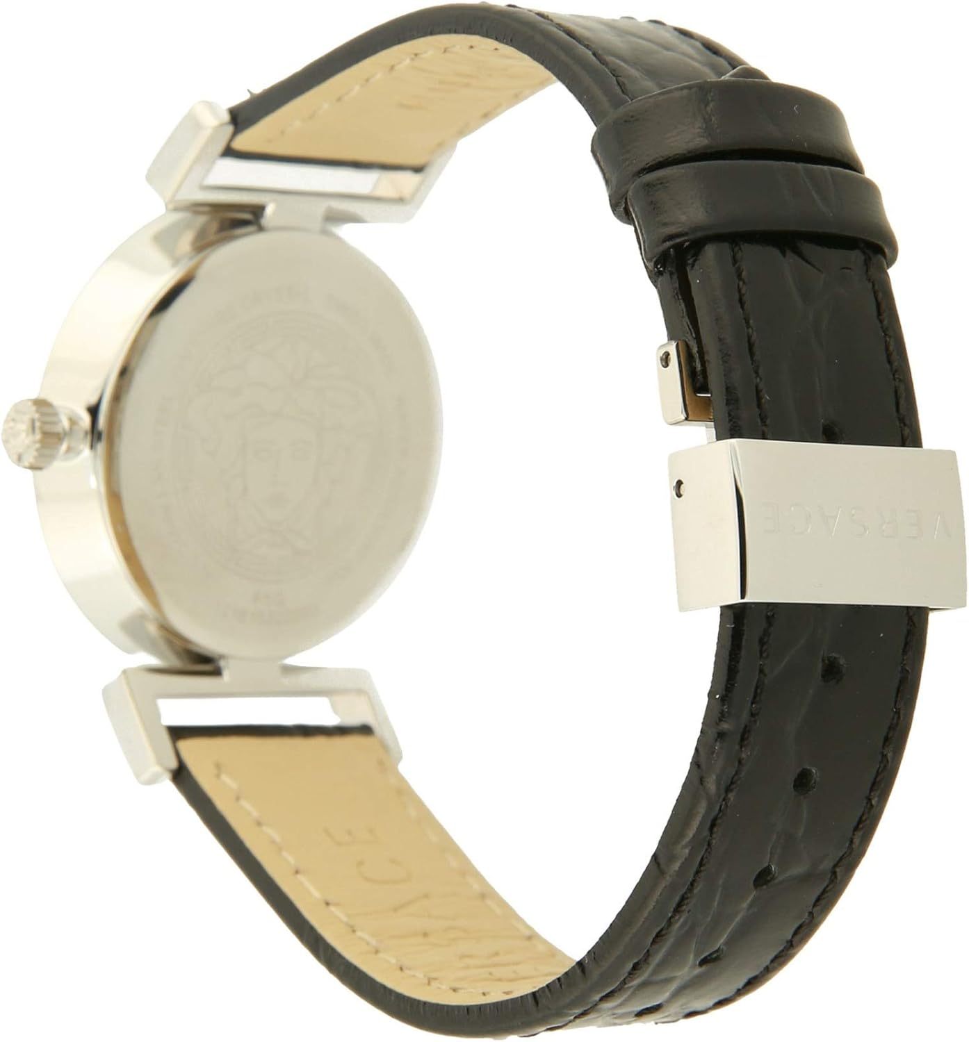 Versace Dameshorloge XS Vanity analoog kwarts leer P5Q99D009S009
