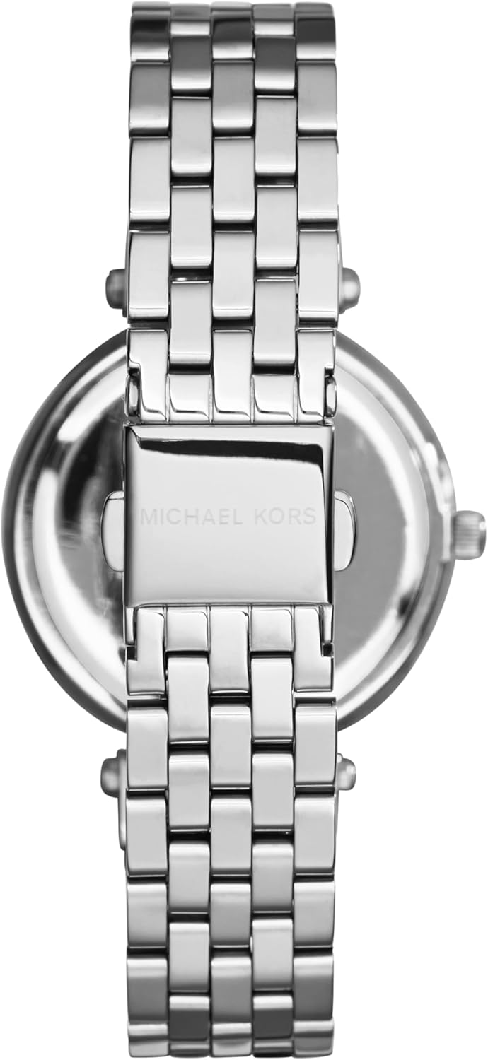 Michael Kors Darci horloge voor dames, uurwerk met roestvrij stalen of lederen band